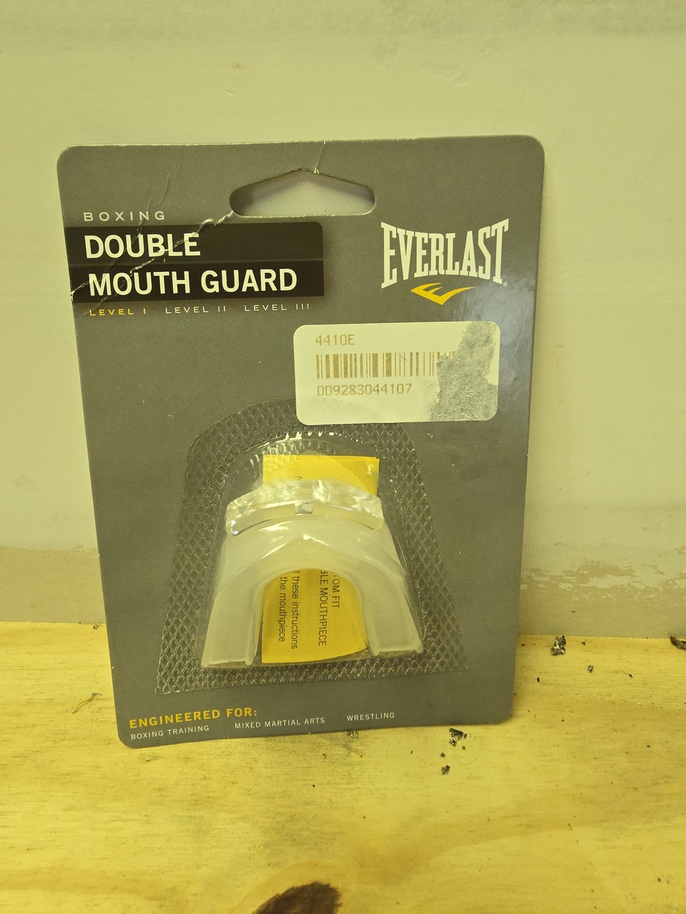 Everlast Clear and Yellow Double Mouth Guard